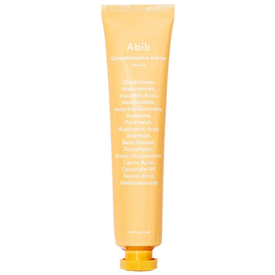 Izgaismojošs krēms ar glutationu un eksosomām Abib Glutathiosome Dark Spot Cream Vita Tube